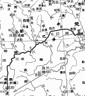 秦一垮台,被秦灭掉的那个夜郎国又复活了.