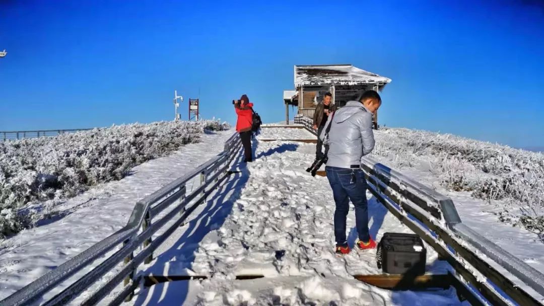 雪后韭菜坪带你去看凡间仙境