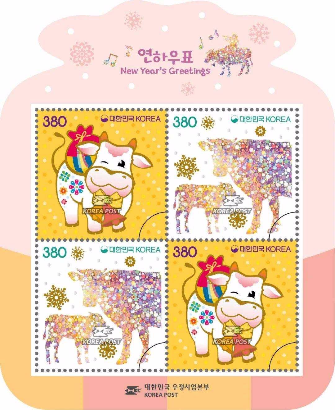 "牛"出圈了!多国发行牛年生肖邮票,你收藏了吗