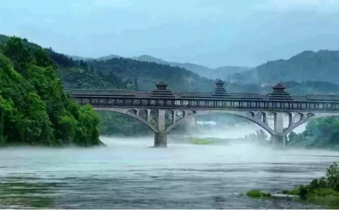 锦屏,天柱各地区优美的自然风光外,原来清水江出獭猫塘至展架公路大桥