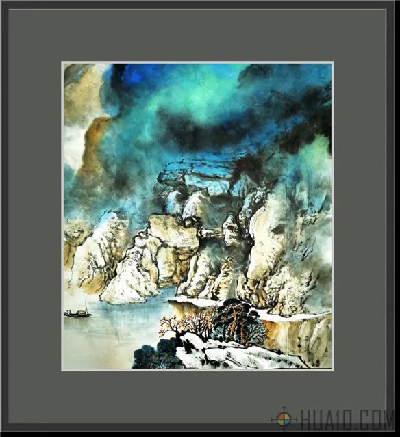 中国书画院副院长,著名画家,龙里旅游文化形象代言人熊师辉新作