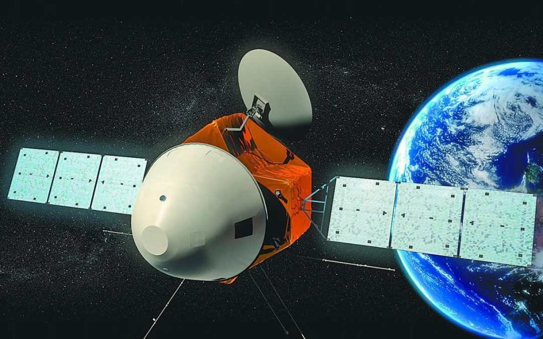 火星探测器飞行效果图(图片来源:国家航天局)