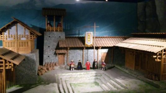 龙场驿还原模型