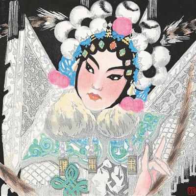 京剧女人物图片绘画图片