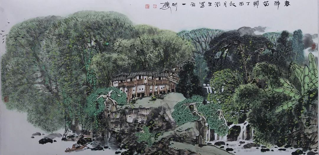 "溪山春兴 名家访谈系列丨张润生,王忠才:水墨漫漫时光醉,炊烟