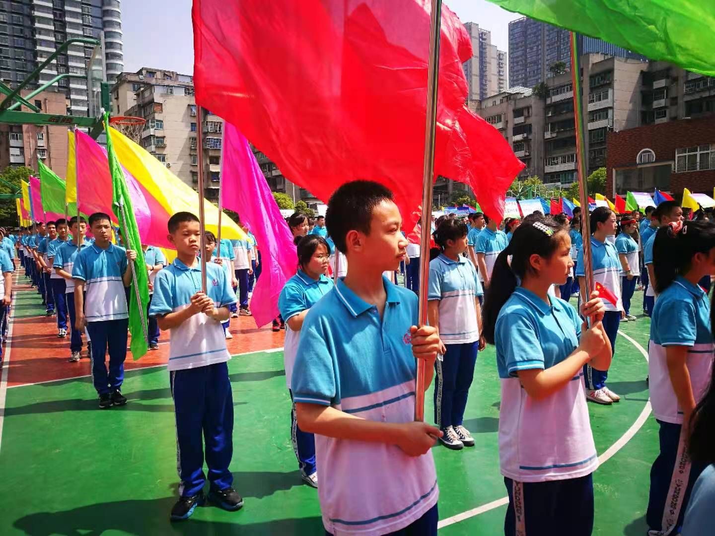 贵阳十六中举行中考百日冲刺誓师大会