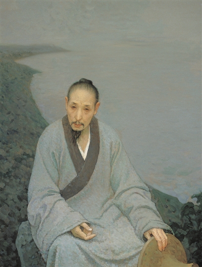 靳尚谊油画《八大山人》