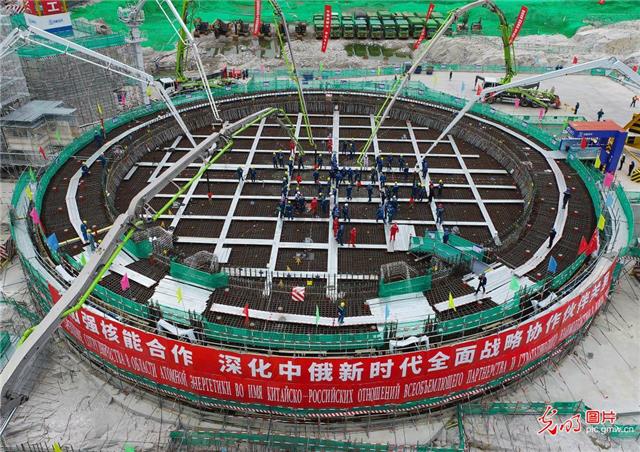 江苏连云港田湾核电站和徐大堡核电站共4台机组开工建设