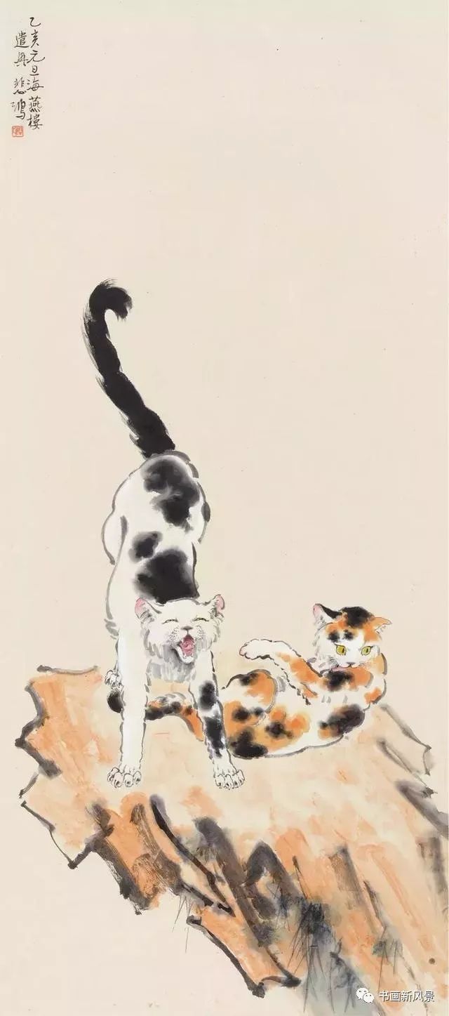 徐悲鸿:其实我的猫比马画得好!