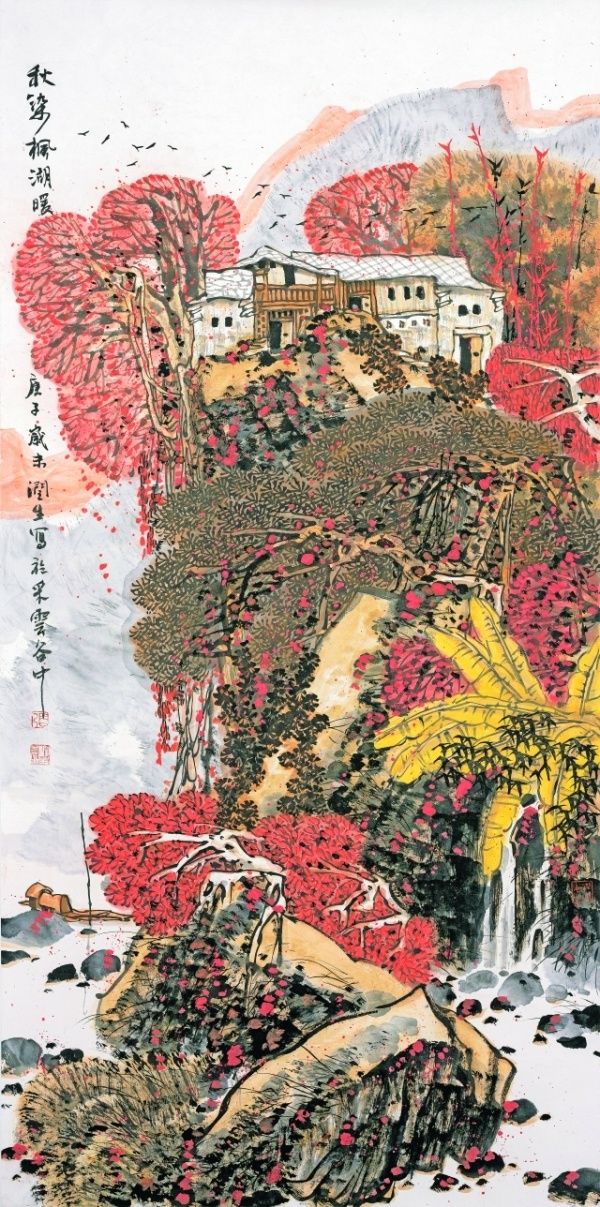 王振中,張潤生,李昂,曹瓊德,諶宏微,嶽黔山,彭治力等著名畫家,以國畫