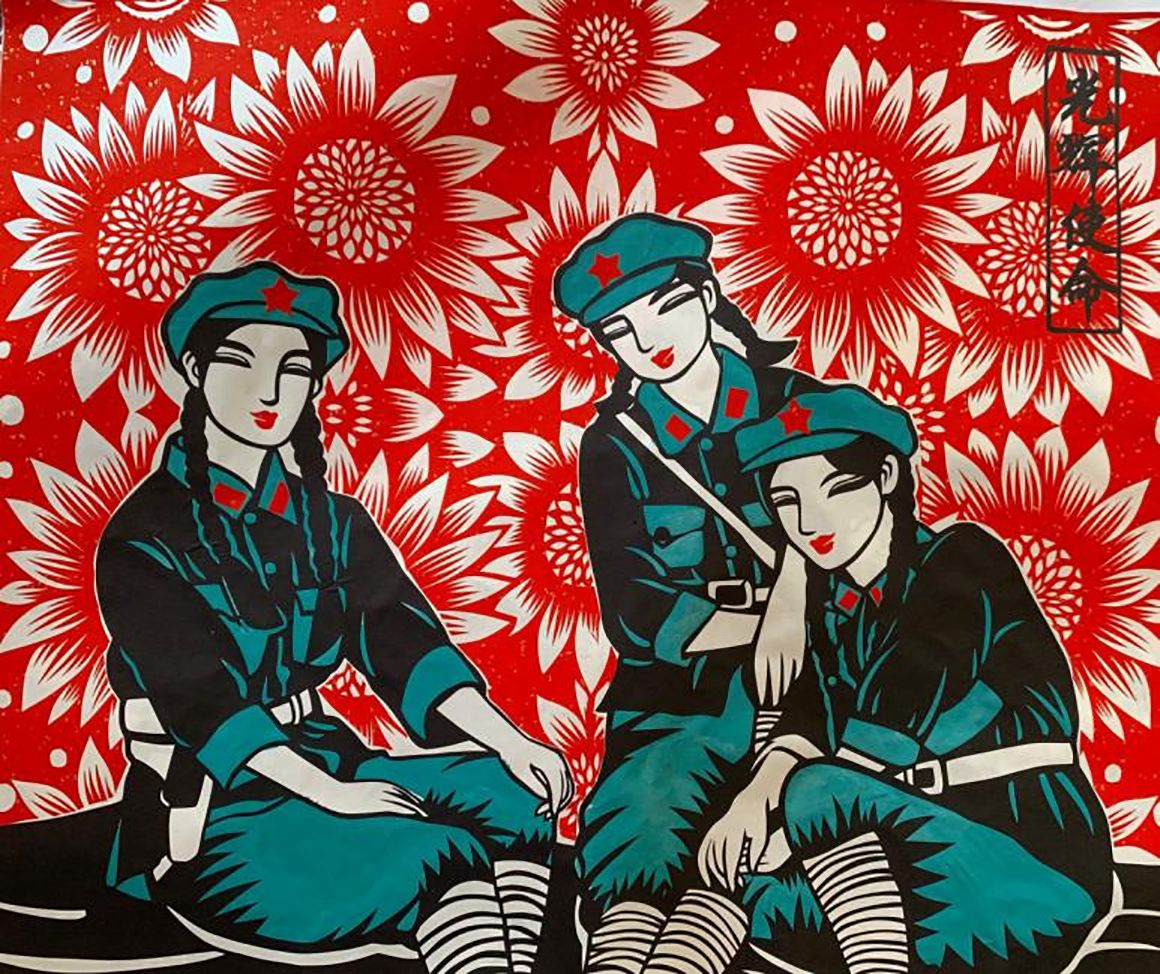 百年奋进 红色印记丨红色剪纸颂党恩