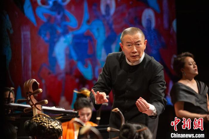 音乐大师谭盾。 上海大剧院 供图 音乐大师谭盾。 上海大剧院 供图