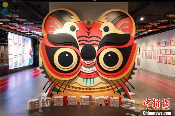 虎生肖绘画大赛作品展于浙江杭州展出全国155幅优秀作品亮相
