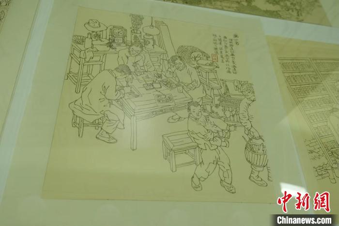 贺友直作品。　夏俊龙 摄