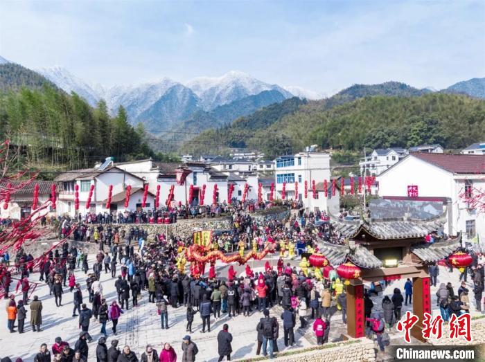 “九华立春祭”仪式现场。　许军 摄