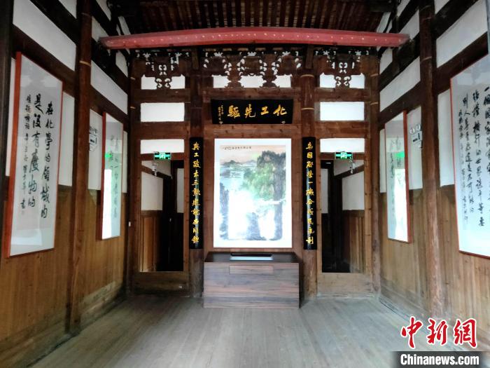 图为：侯德榜故居内景。　林豪 摄