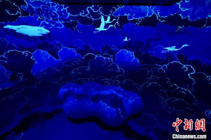 香港艺术馆推出新展览“浮华.仙境——嘉靖皇帝的虚拟世界”。　政府新闻网 摄