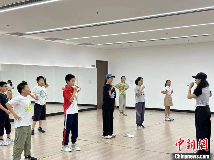 儿童剧目排练现场 秀洲区委宣传部供图