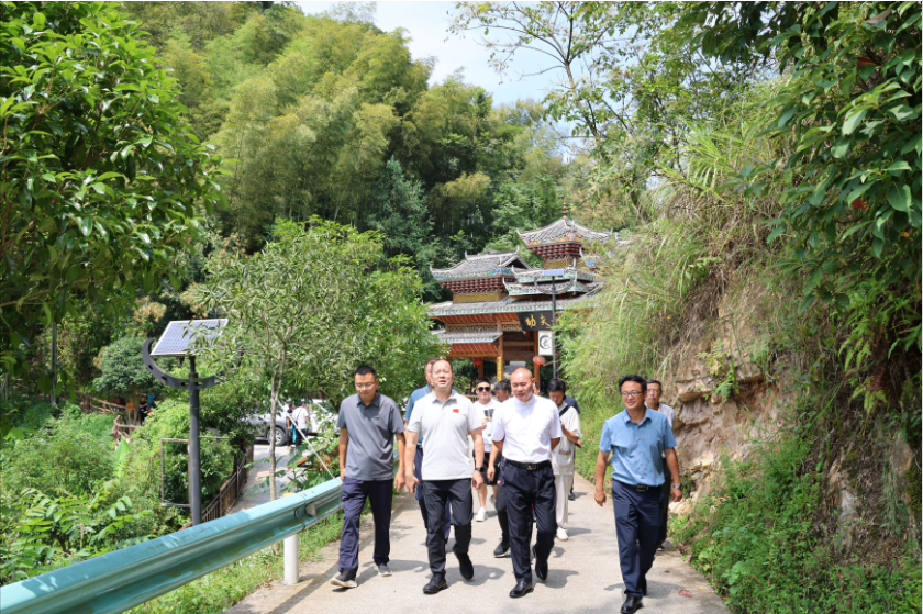 贵州省武术协会赴天柱县渡马镇功夫村开展考察调研